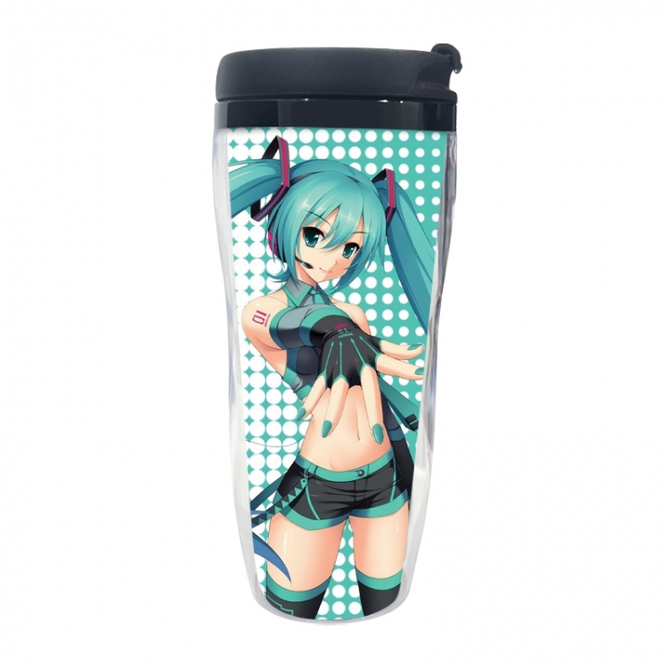 Hatsune Miku Anime double-layer insulated water bottle and cup 350ML