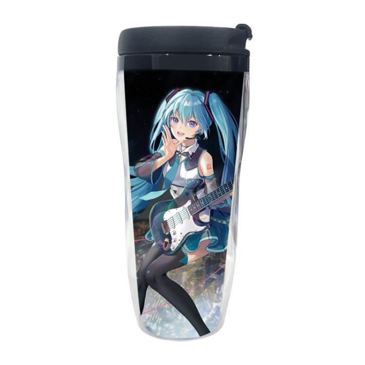 Hatsune Miku Anime double-layer insulated water bottle and cup 350ML