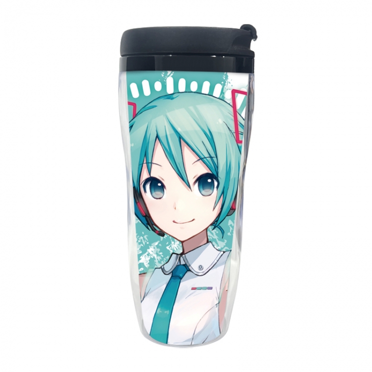 Hatsune Miku Anime double-layer insulated water bottle and cup 350ML