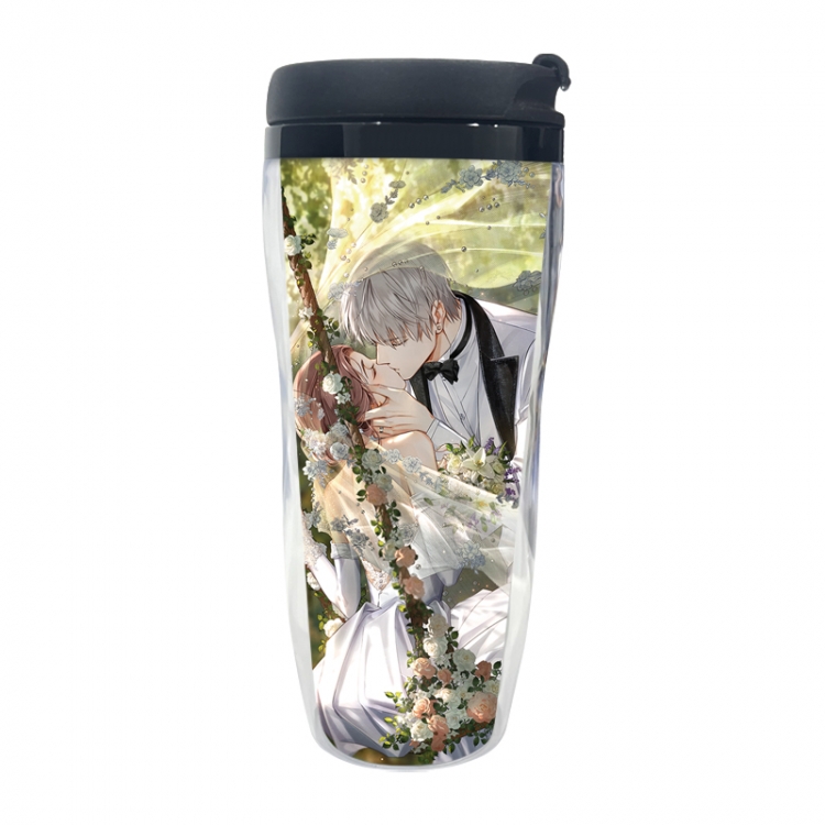 Light and Night Anime double-layer insulated water bottle and cup 350ML