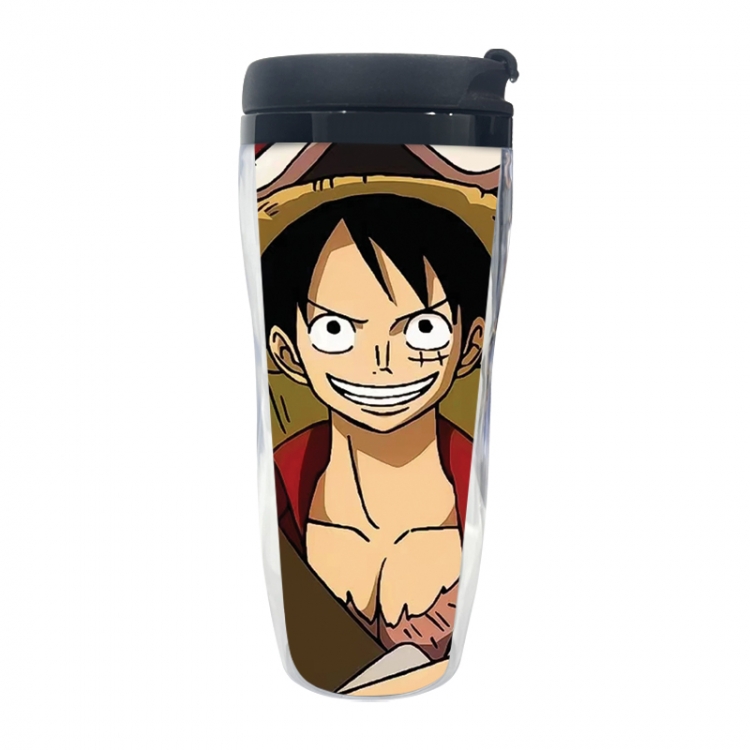 One Piece Anime double-layer insulated water bottle and cup 350ML