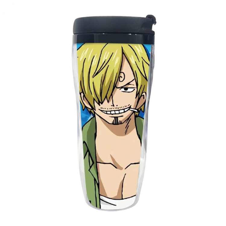 One Piece Anime double-layer insulated water bottle and cup 350ML