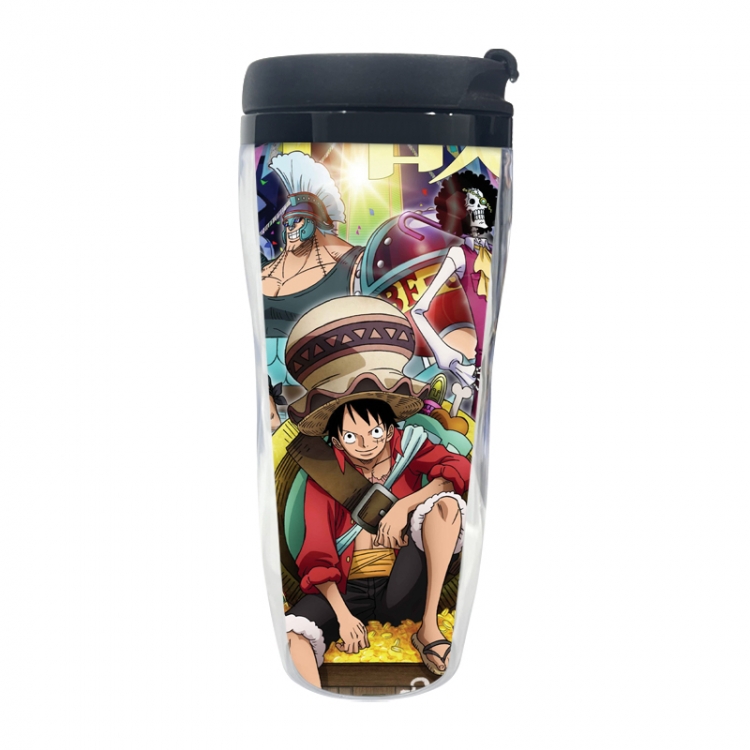 One Piece Anime double-layer insulated water bottle and cup 350ML