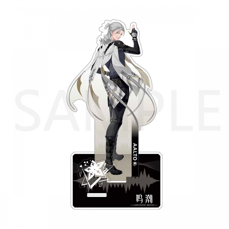 Mingchao  Anime Character Interlayer acrylic Standing Plates Keychain 15cm