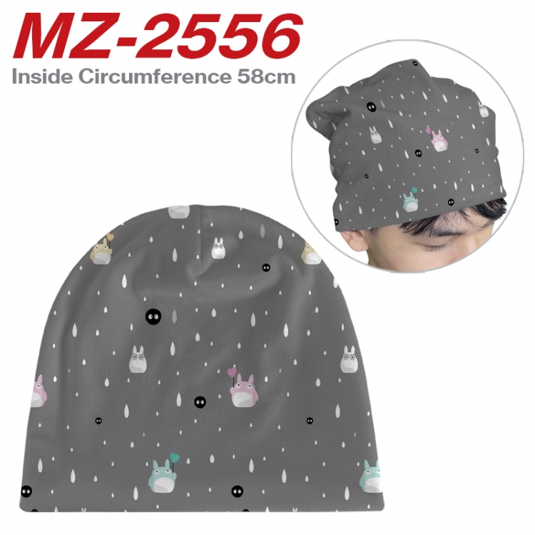 TOTORO Anime flannel full color hat cosplay men's and women's knitted hats 58cm