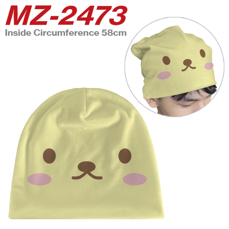 sanrio Anime flannel full color hat cosplay men's and women's knitted hats 58cm