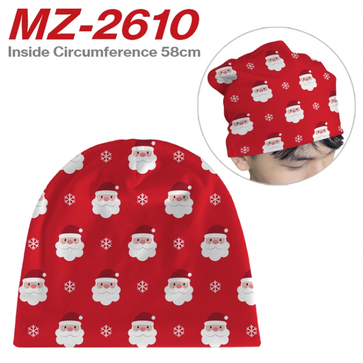 Christmas Anime flannel full color hat cosplay men's and women's knitted hats 58cm