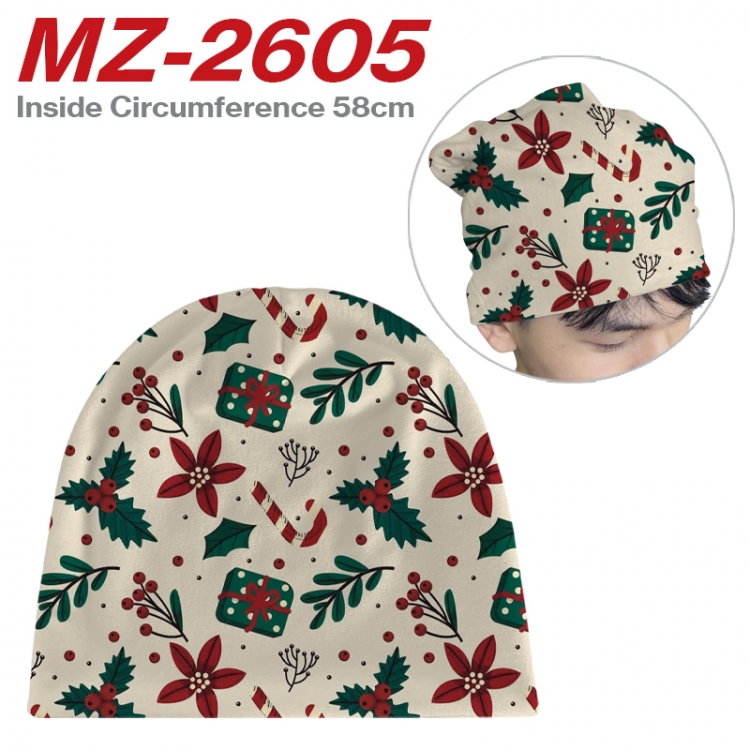 Christmas Anime flannel full color hat cosplay men's and women's knitted hats 58cm