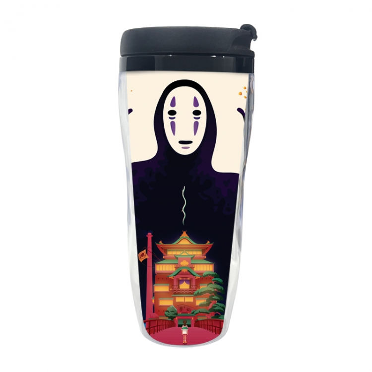 Spirited Away Anime double-layer insulated water bottle and cup 350ML