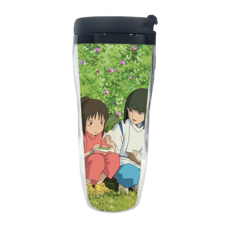 Spirited Away Anime double-layer insulated water bottle and cup 350ML