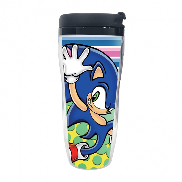 Sonic The Hedgehog Anime double-layer insulated water bottle and cup 350ML