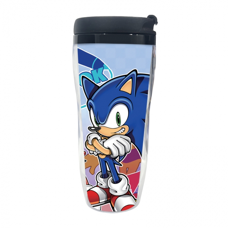 Sonic The Hedgehog Anime double-layer insulated water bottle and cup 350ML