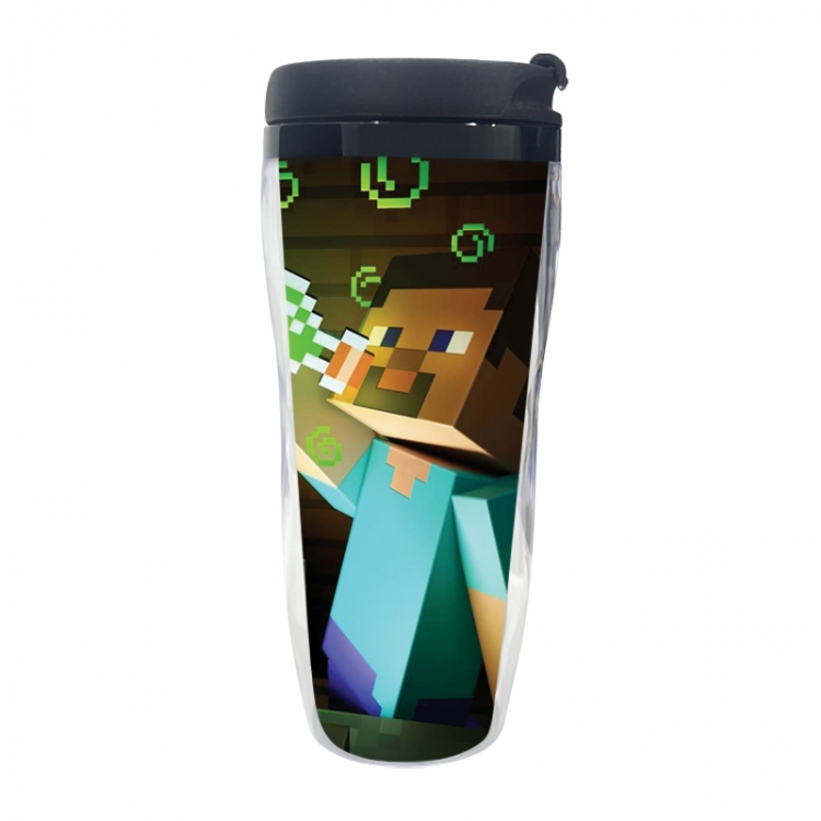 Minecraft Anime double-layer insulated water bottle and cup 350ML