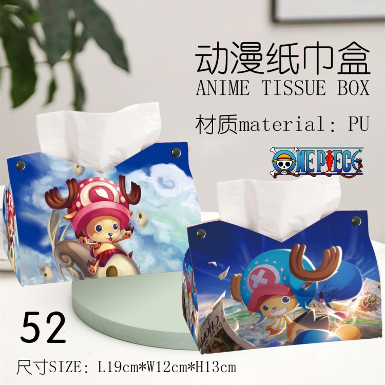 One Piece Anime peripheral PU tissue box creative storage box 19X12X13cm