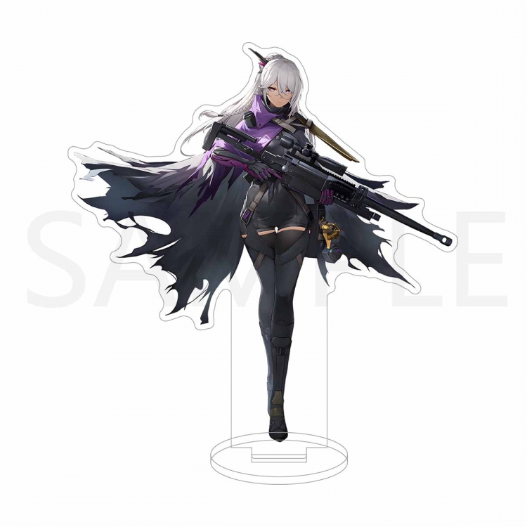 Girls Frontline Anime characters acrylic sandwiching Standing Plates Keychain 15cm