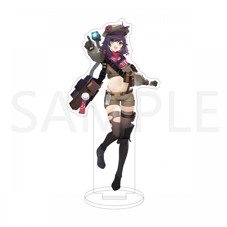 Girls Frontline Anime characters acrylic sandwiching Standing Plates Keychain 15cm