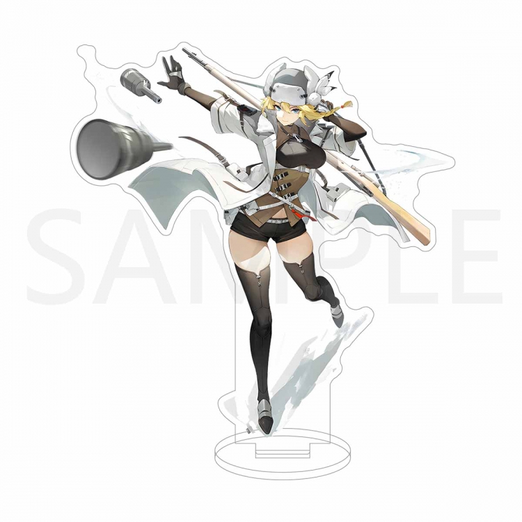 Girls Frontline Anime characters acrylic sandwiching Standing Plates Keychain 15cm