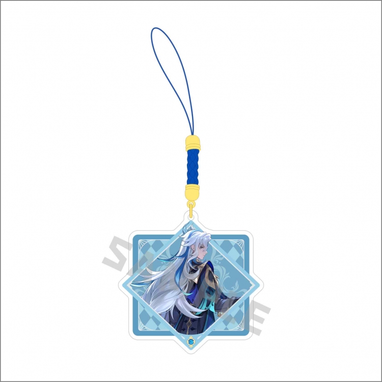Genshin Impact Anime peripheral acrylic keychain pendant price for 5 pcs 