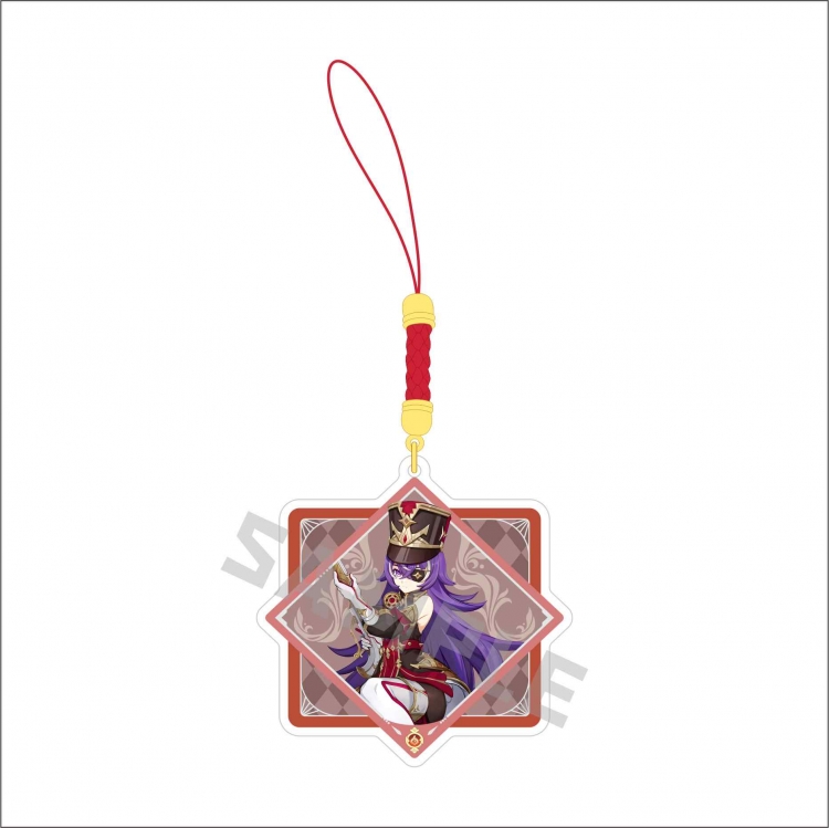Genshin Impact Anime peripheral acrylic keychain pendant price for 5 pcs 
