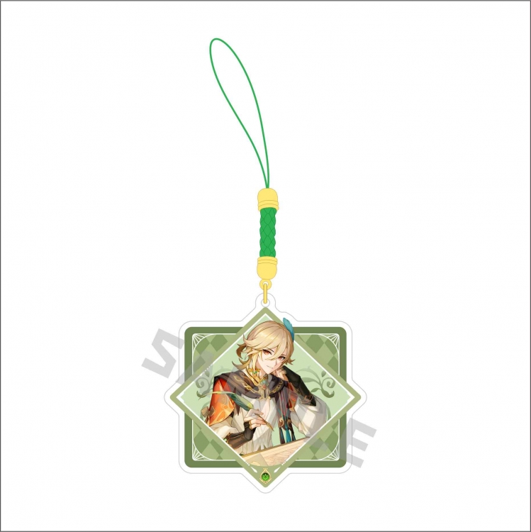 Genshin Impact Anime peripheral acrylic keychain pendant price for 5 pcs 