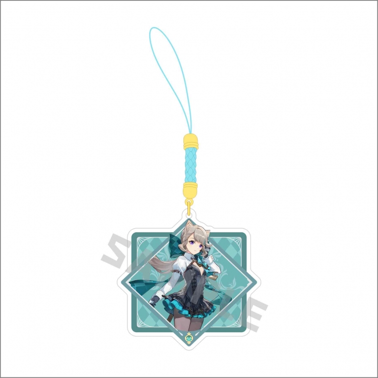 Genshin Impact Anime peripheral acrylic keychain pendant price for 5 pcs 