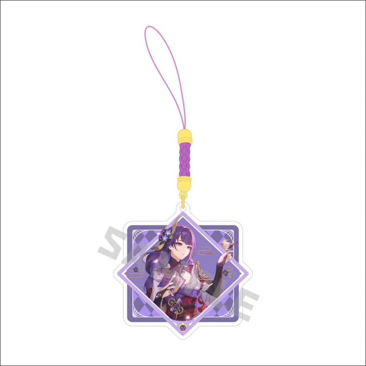Genshin Impact Anime peripheral acrylic keychain pendant price for 5 pcs 