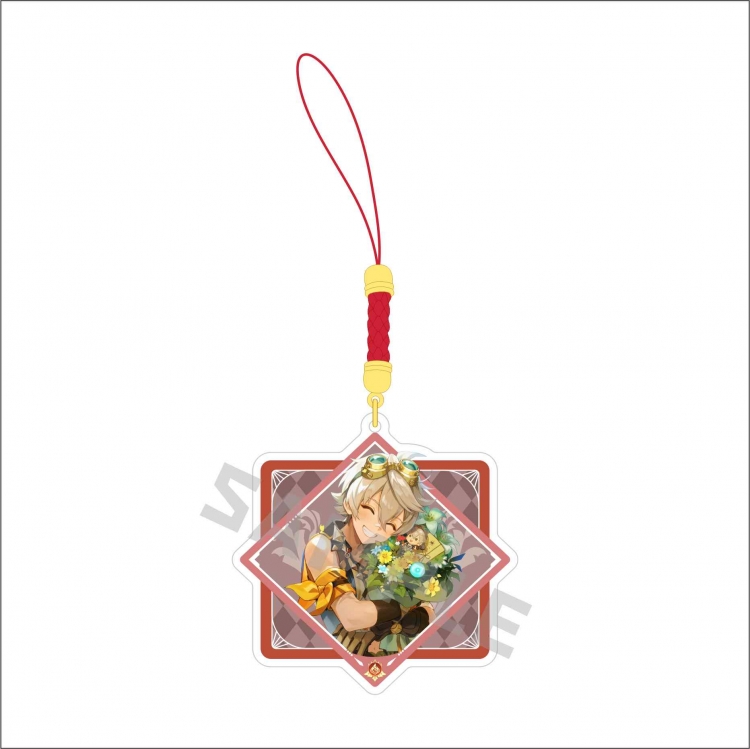 Genshin Impact Anime peripheral acrylic keychain pendant price for 5 pcs 