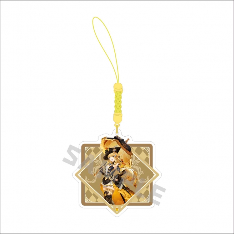 Genshin Impact Anime peripheral acrylic keychain pendant price for 5 pcs 
