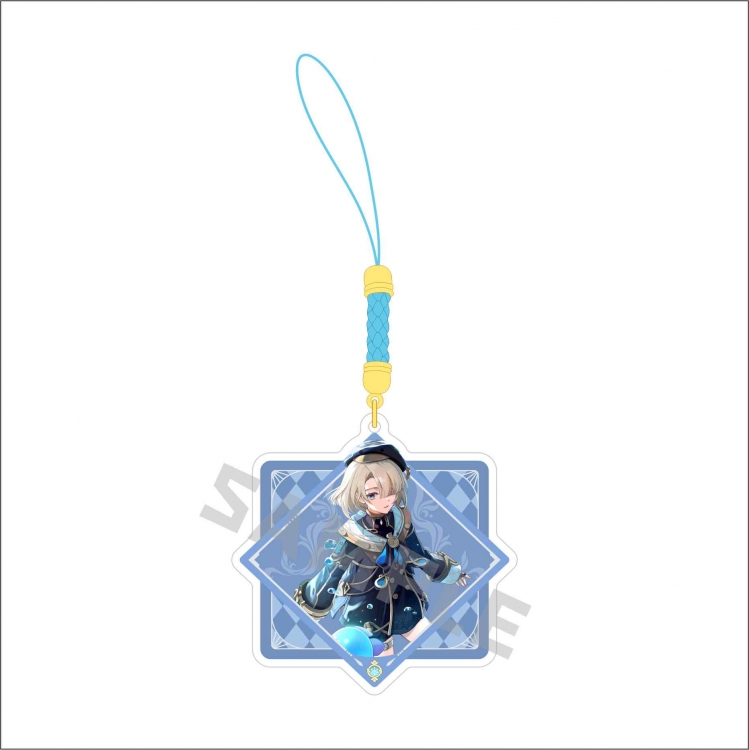 Genshin Impact Anime peripheral acrylic keychain pendant price for 5 pcs 