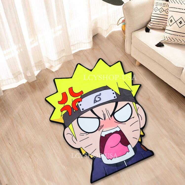 One Piece Anime Surrounding Belgian Velvet Vacuum Irregular Mat Carpet Floor Mat 90x100CM