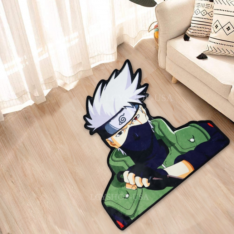 One Piece Anime Surrounding Belgian Velvet Vacuum Irregular Mat Carpet Floor Mat 90x100CM