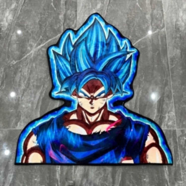 DRAGON BALL Anime Surrounding Belgian Velvet Vacuum Irregular Mat Carpet Floor Mat 90x100CM