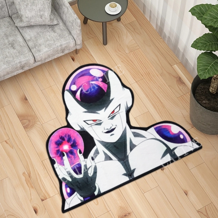 DRAGON BALL Anime Surrounding Belgian Velvet Vacuum Irregular Mat Carpet Floor Mat 90x100CM