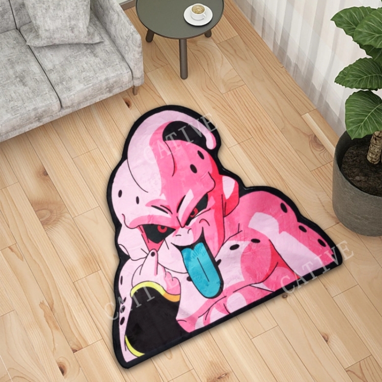 DRAGON BALL Anime Surrounding Belgian Velvet Vacuum Irregular Mat Carpet Floor Mat 90x100CM