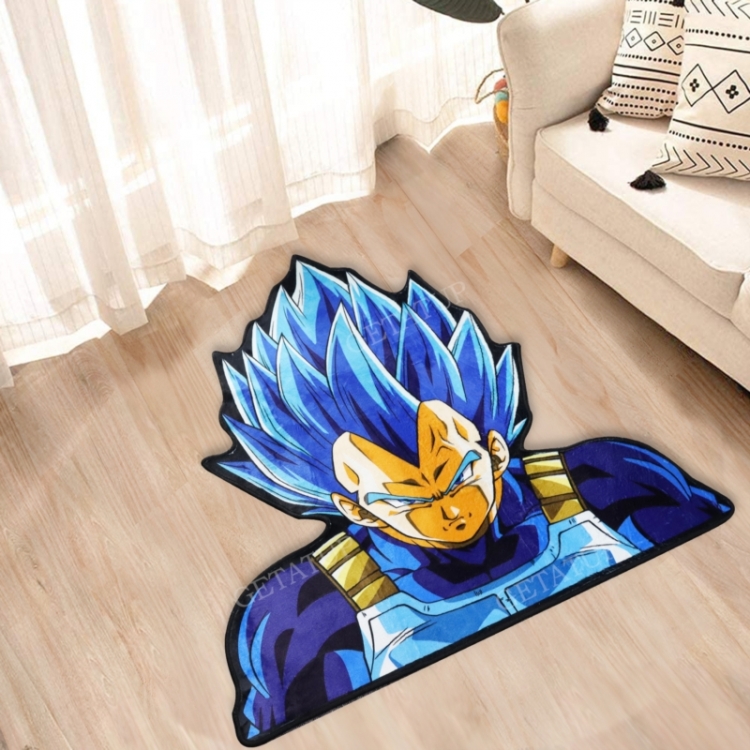 DRAGON BALL Anime Surrounding Belgian Velvet Vacuum Irregular Mat Carpet Floor Mat 90x100CM