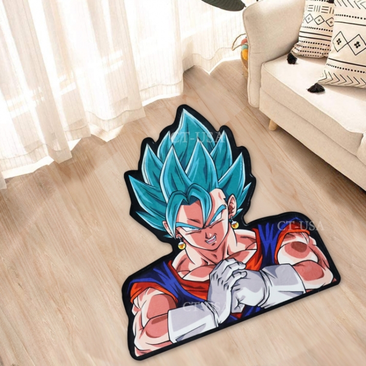 DRAGON BALL Anime Surrounding Belgian Velvet Vacuum Irregular Mat Carpet Floor Mat 90x100CM