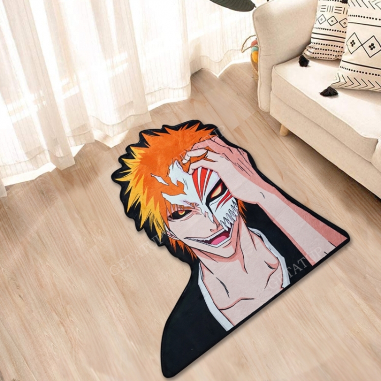 Chainsawman Anime Surrounding Belgian Velvet Vacuum Irregular Mat Carpet Floor Mat 90x100CM