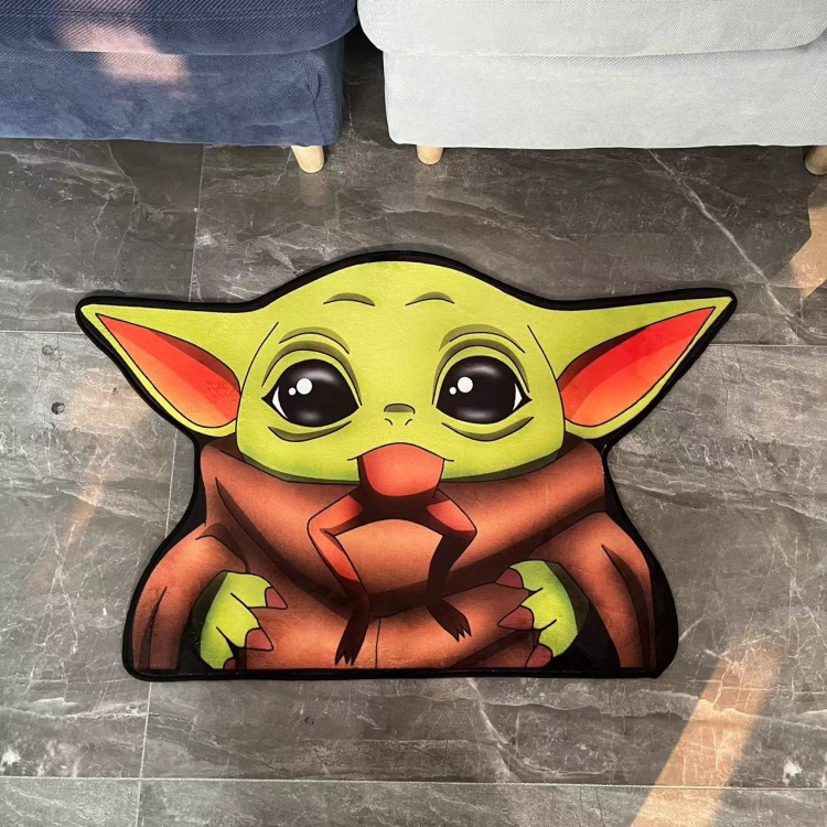 Star Wars Anime Surrounding Belgian Velvet Vacuum Irregular Mat Carpet Floor Mat 90x100CM