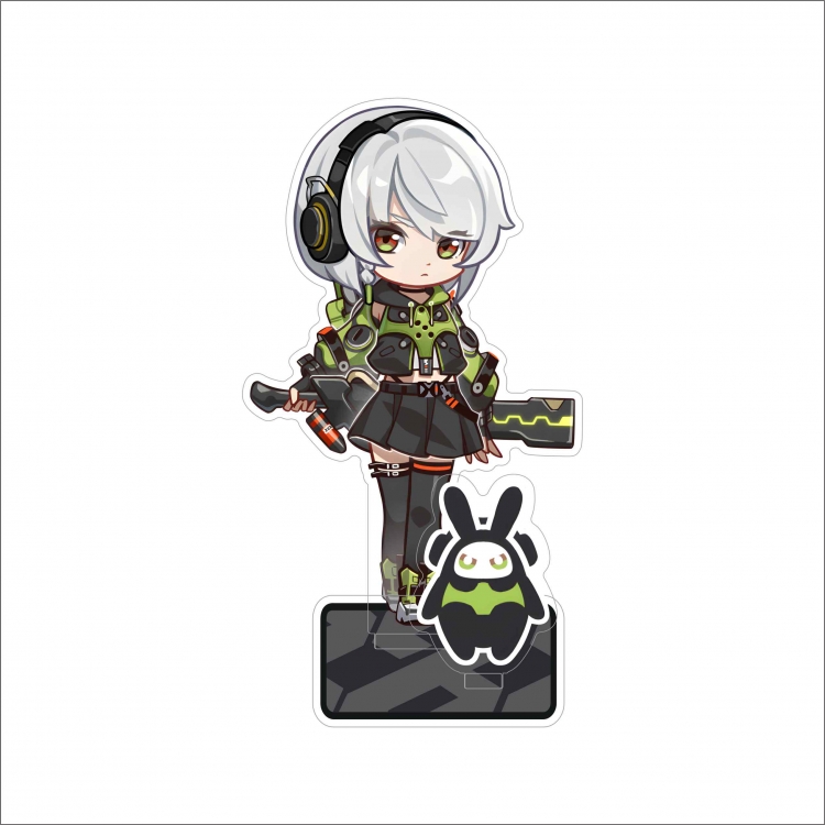 Zenless Zone Zero Anime characters Double Insert Style acrylic Standing Plates Keychain 15m