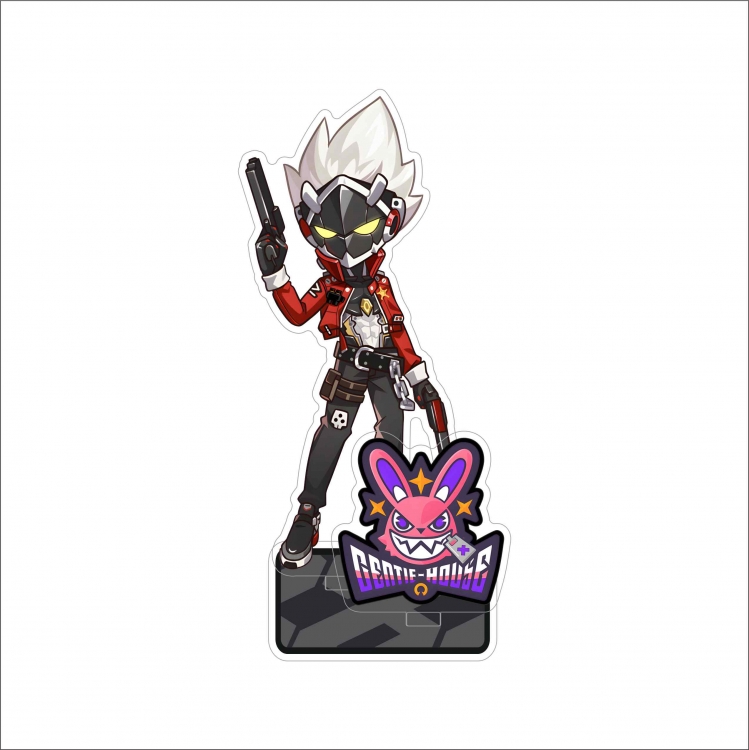 Zenless Zone Zero Anime characters Double Insert Style acrylic Standing Plates Keychain 15m