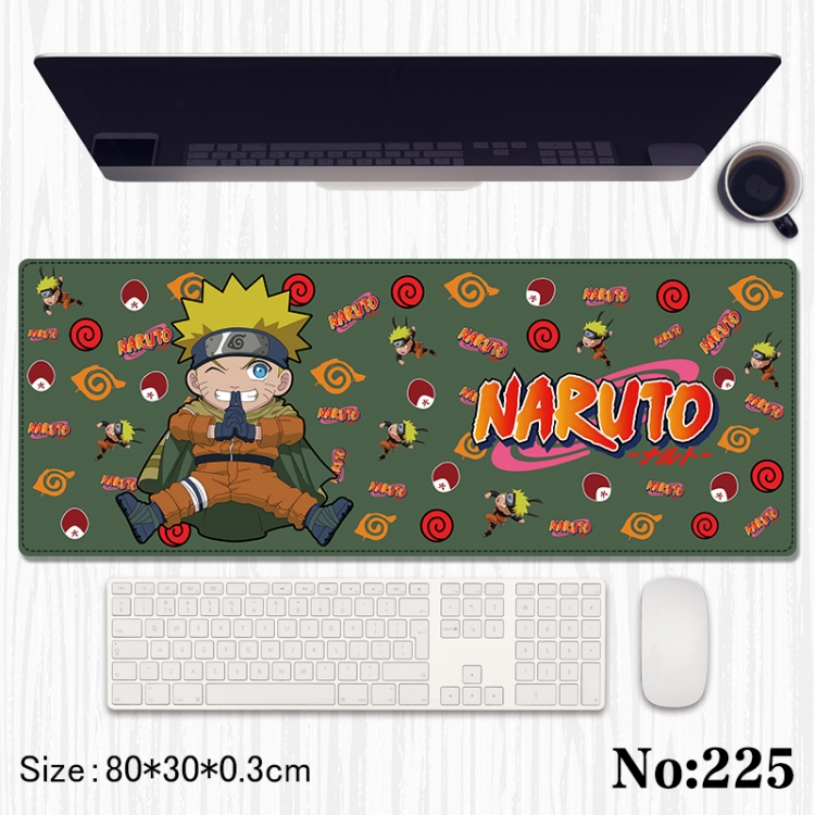 Naruto Anime peripheral computer mouse pad office desk pad multifunctional pad 80X30X0.3cm