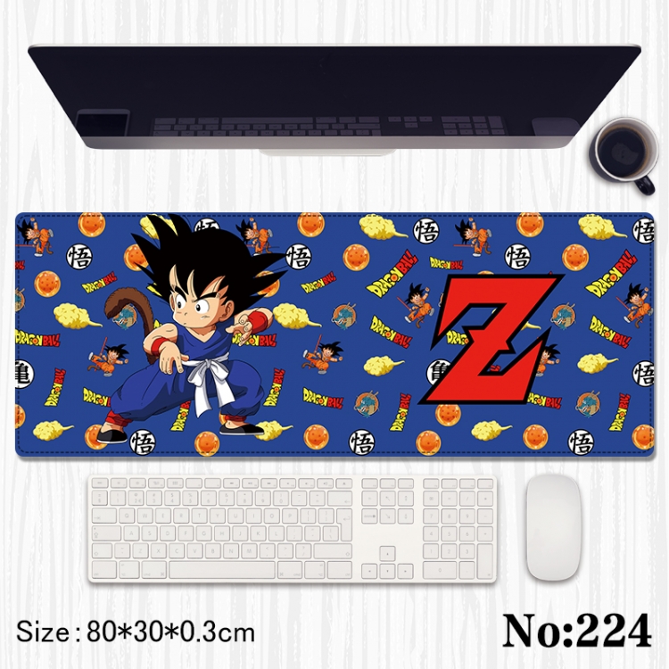 DRAGON BALL Anime peripheral computer mouse pad office desk pad multifunctional pad 80X30X0.3cm