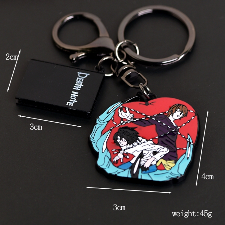 Death note Anime cartoon 2 pendant keychain backpack pendant