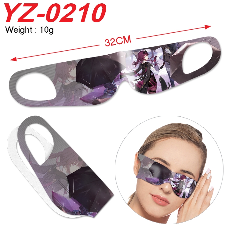 Honkai: Star Rail  Anime digital printed eye mask 32cm price for 5 pcs