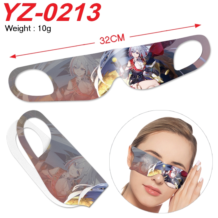 Honkai: Star Rail  Anime digital printed eye mask 32cm price for 5 pcs