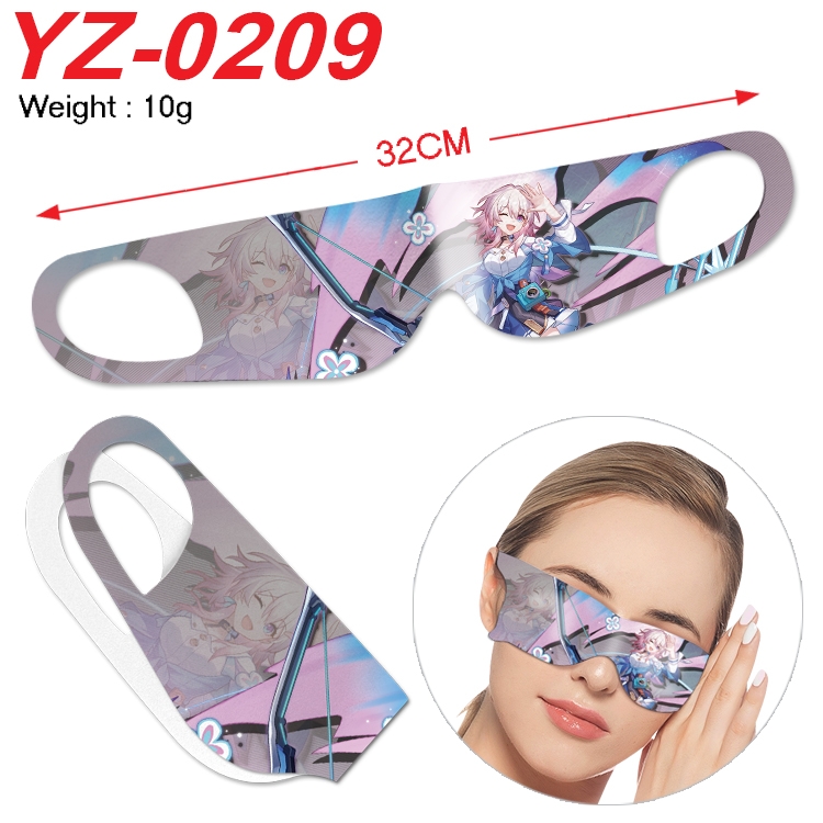 Honkai: Star Rail  Anime digital printed eye mask 32cm price for 5 pcs