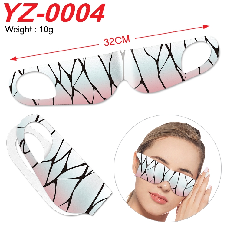 Demon Slayer Kimets Anime digital printed eye mask eye patch 32cm price for 5 pcs