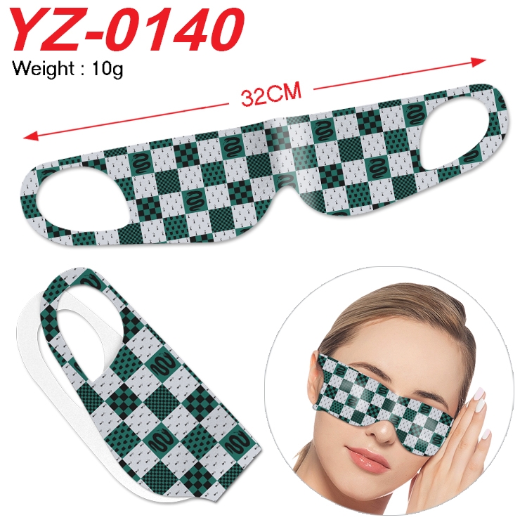 Harry Potter Anime digital printed eye mask eye patch 32cm price for 5 pcs