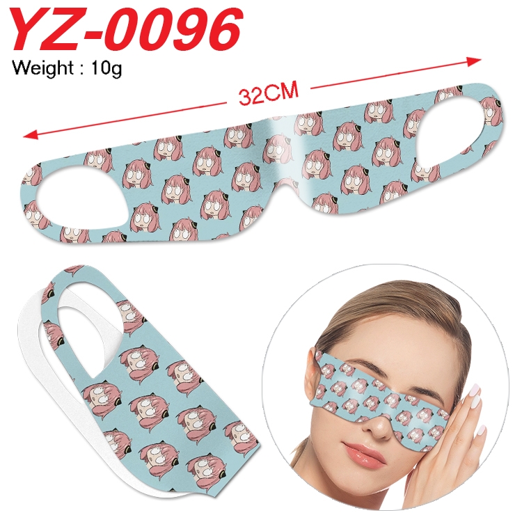 SPYxFAMILY Anime digital printed eye mask eye patch 32cm price for 5 pcs