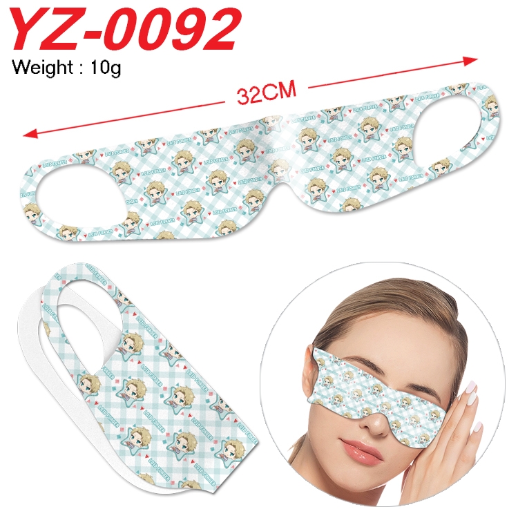 SPYxFAMILY Anime digital printed eye mask eye patch 32cm price for 5 pcs